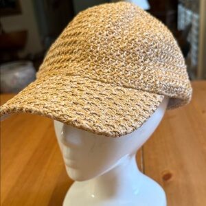 Anthropologie Tan Woven Hat